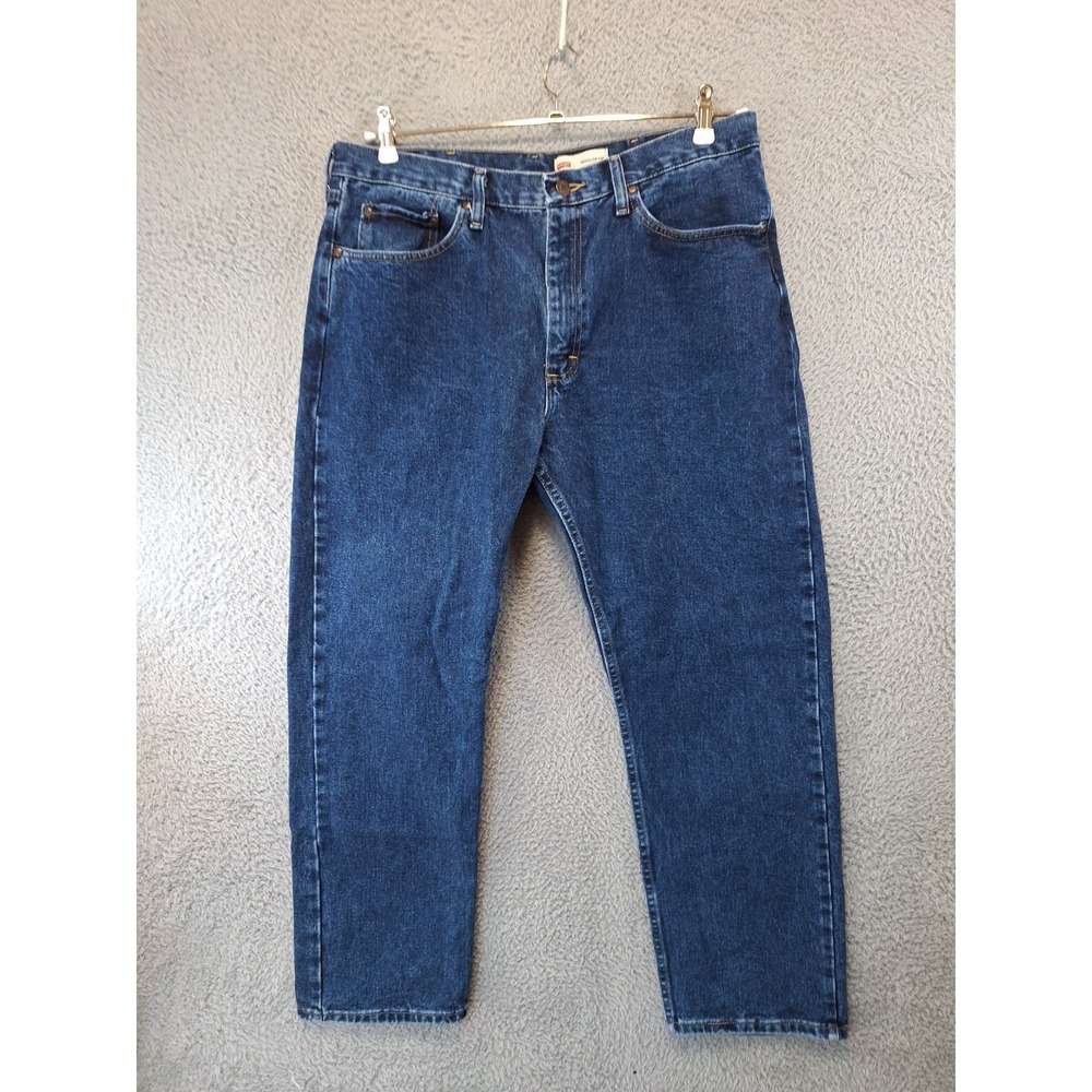 Wrangler‎ Jeans Mens 36x29 (Fits 36x29) Blue Denim Regular Fit Work Streetwear